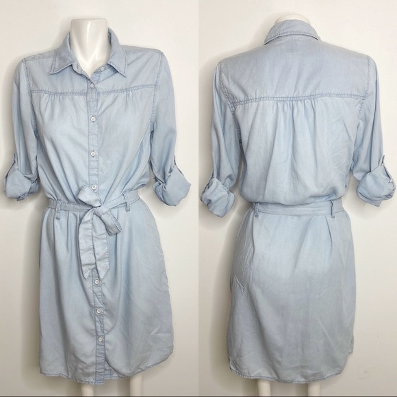 JAG CHAMBRAY DENIM SHIRT-DRESS - Picture 3 of 4